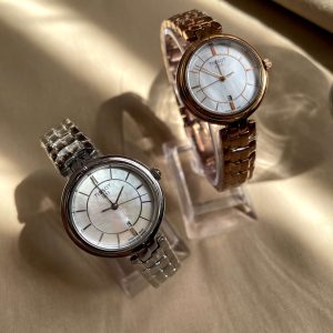 ساعت مچی زنانه تیسوت (Tissot) بند استیل رزگلد و نقره‌ای